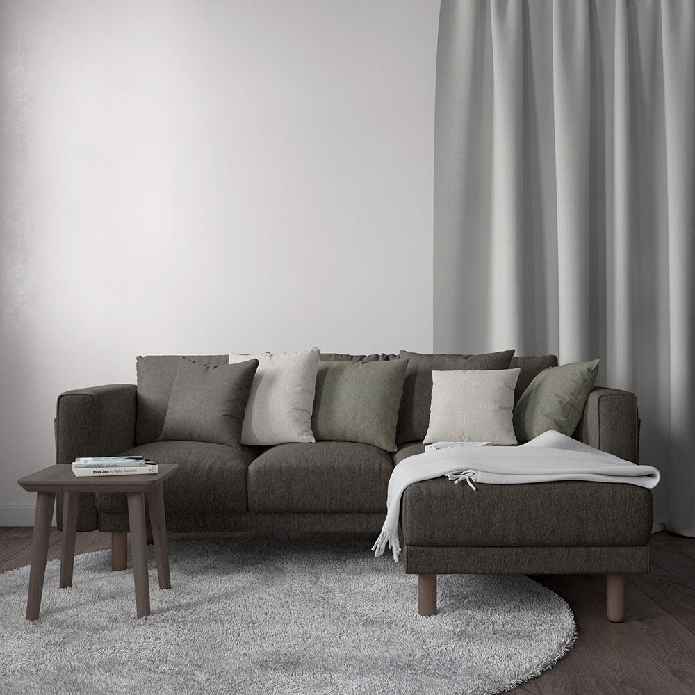 Griffin Dark Truffle Fabric lifestyle