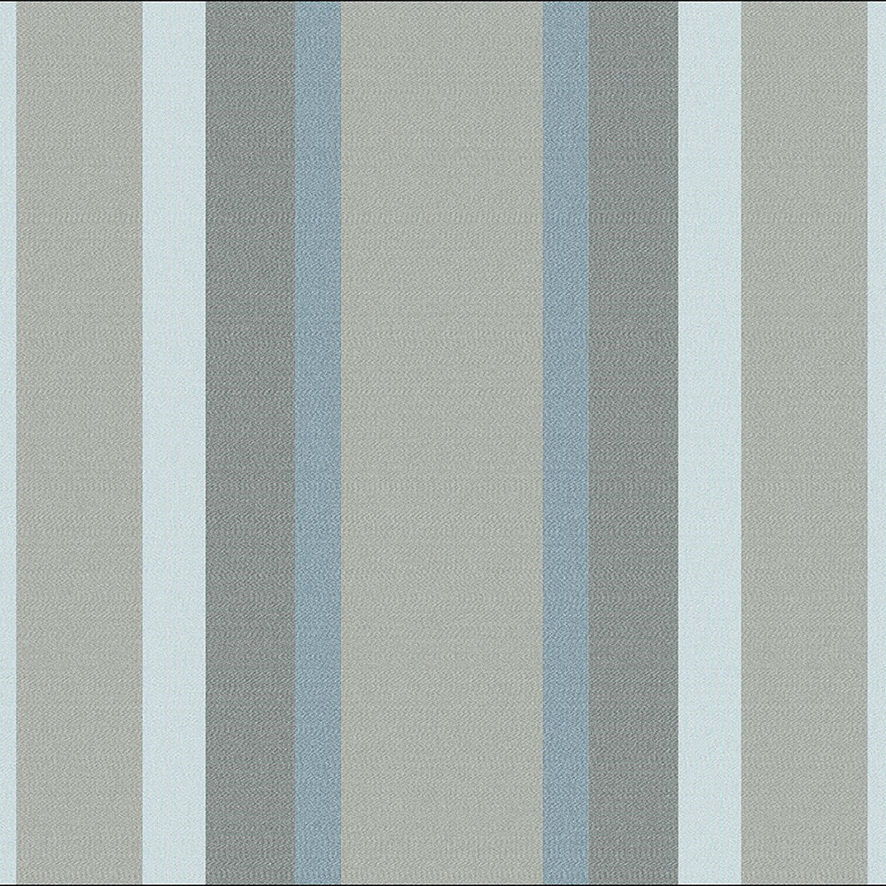 Sunbrella 46 Stripes Standard Marco Blue Grey Fabric