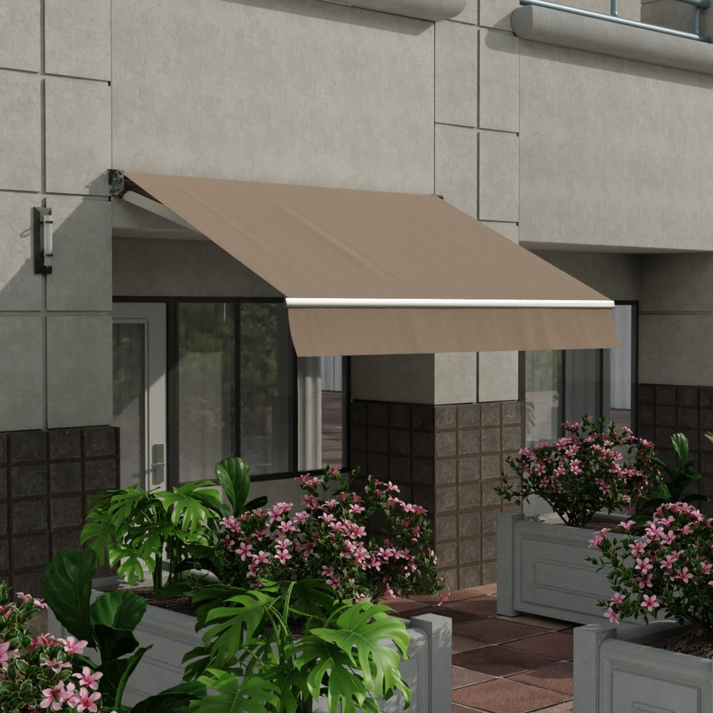 Sunbrella 60 Solid Standard Linen Fabric lifestyle