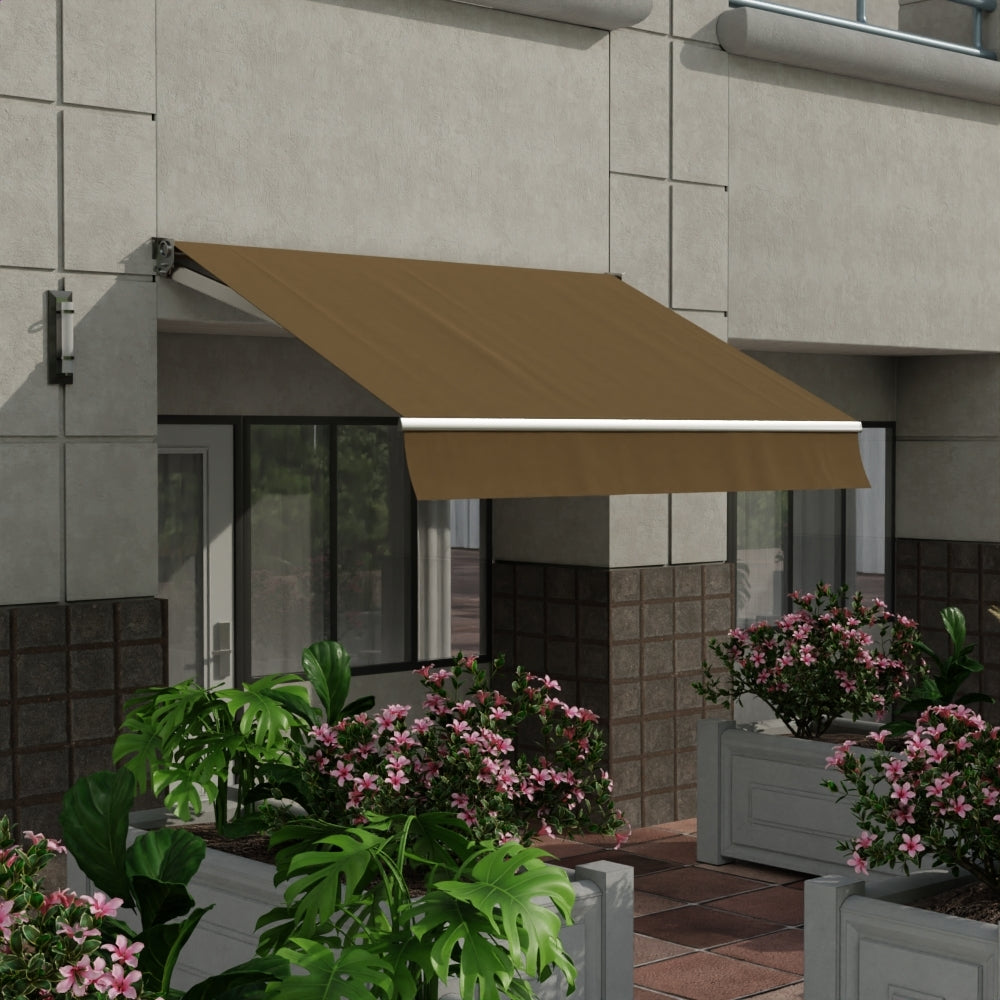 Sunbrella 60 Custom Standard Cocoa Fabric lifestyle