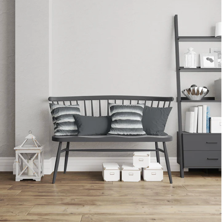 Belair Charcoal Faux Fur