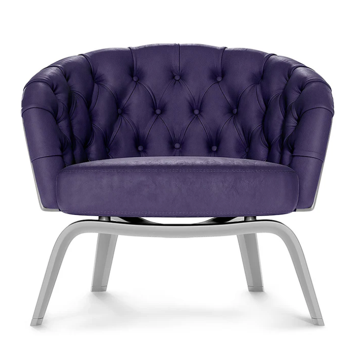 Turner Plum Faux Leather Fabric