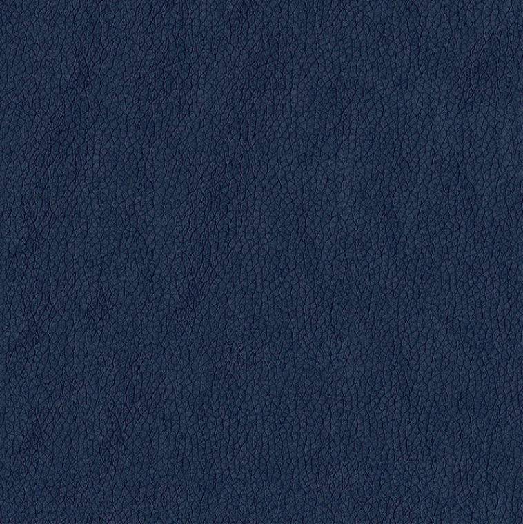 Turner Navy Faux Leather Fabric