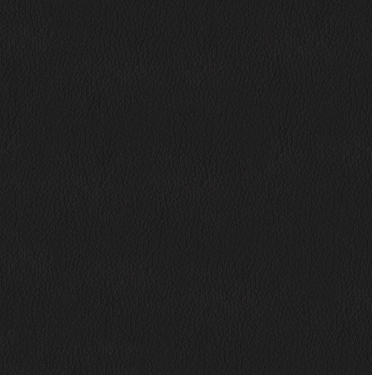 Turner Black Faux Leather Fabric