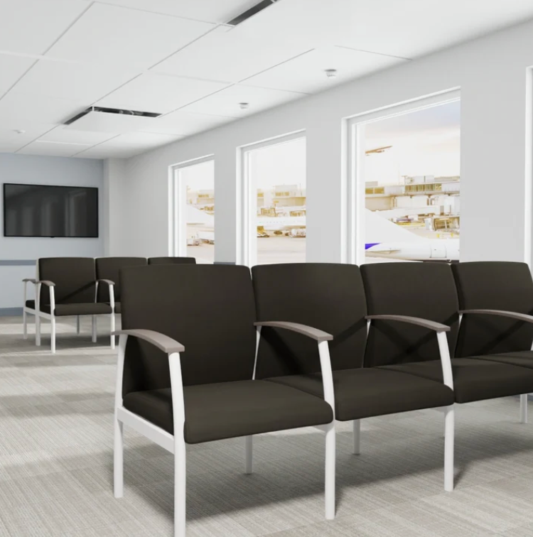 Cornerblock Nickel Fabric