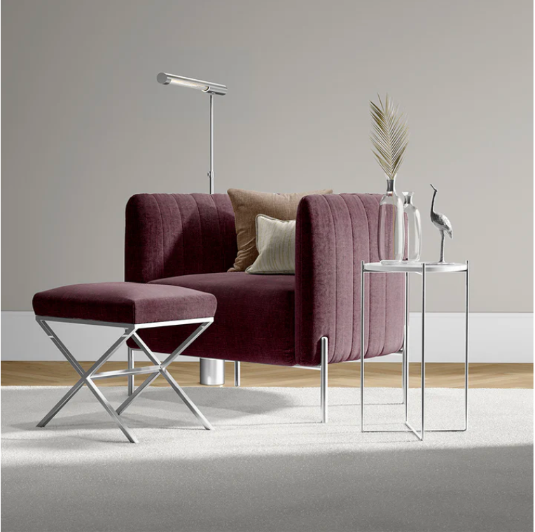 Rival Cranberry Fabric