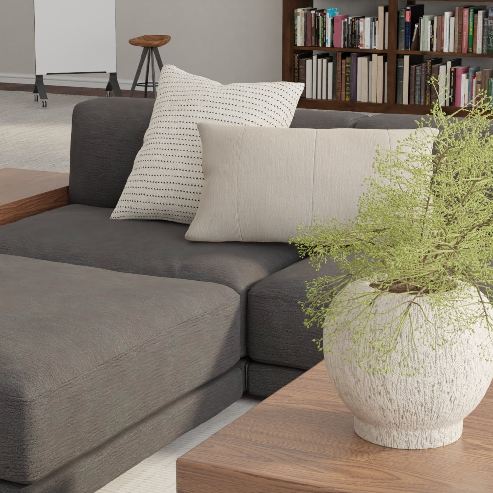 Gambit Charcoal Fabric lifestyle