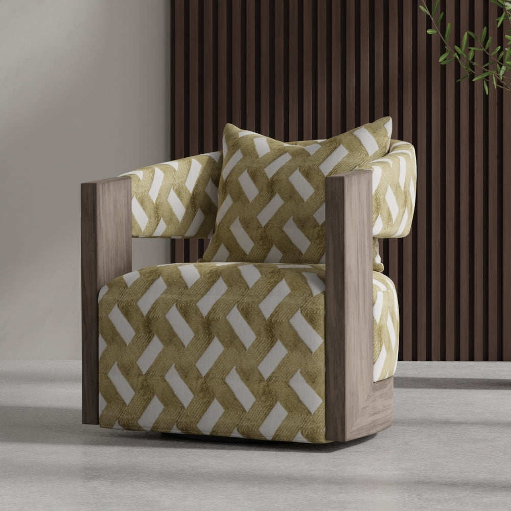 Trellis Barley Fabric lifestyle