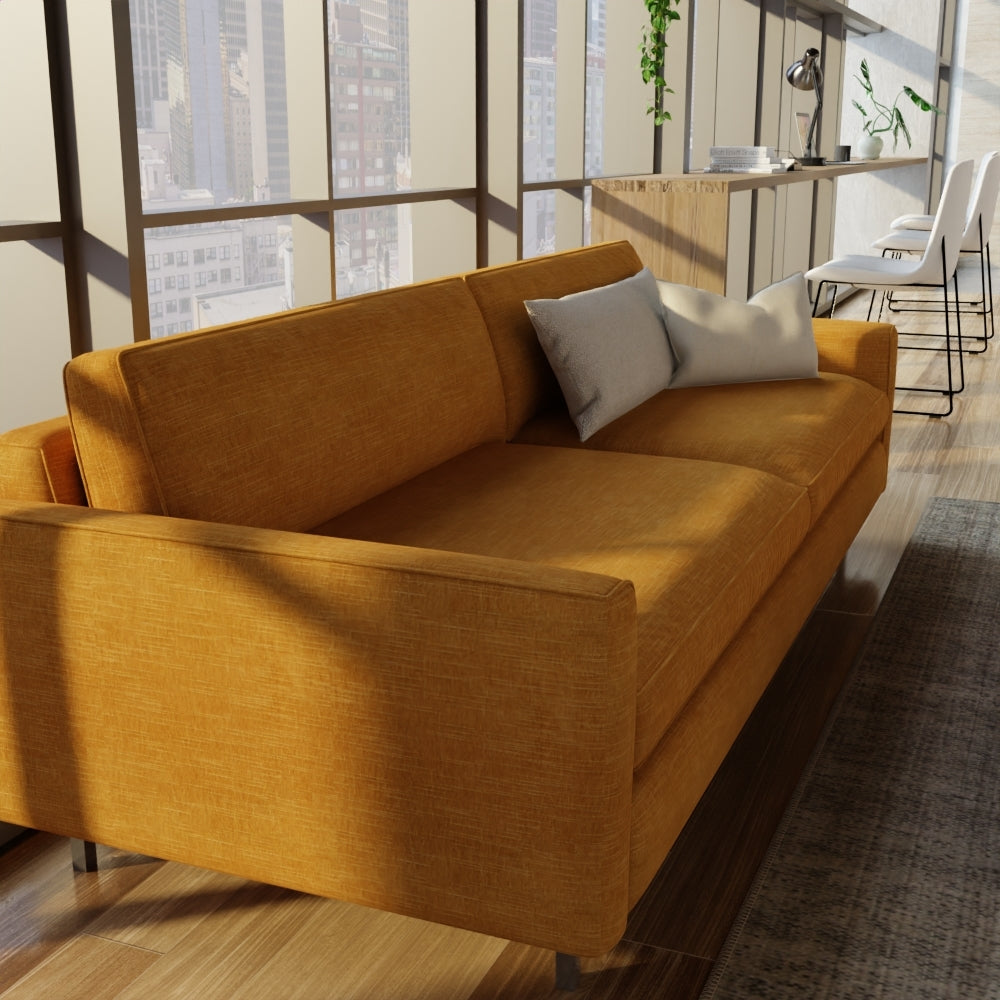 Riker Umber Fabric lifestyle