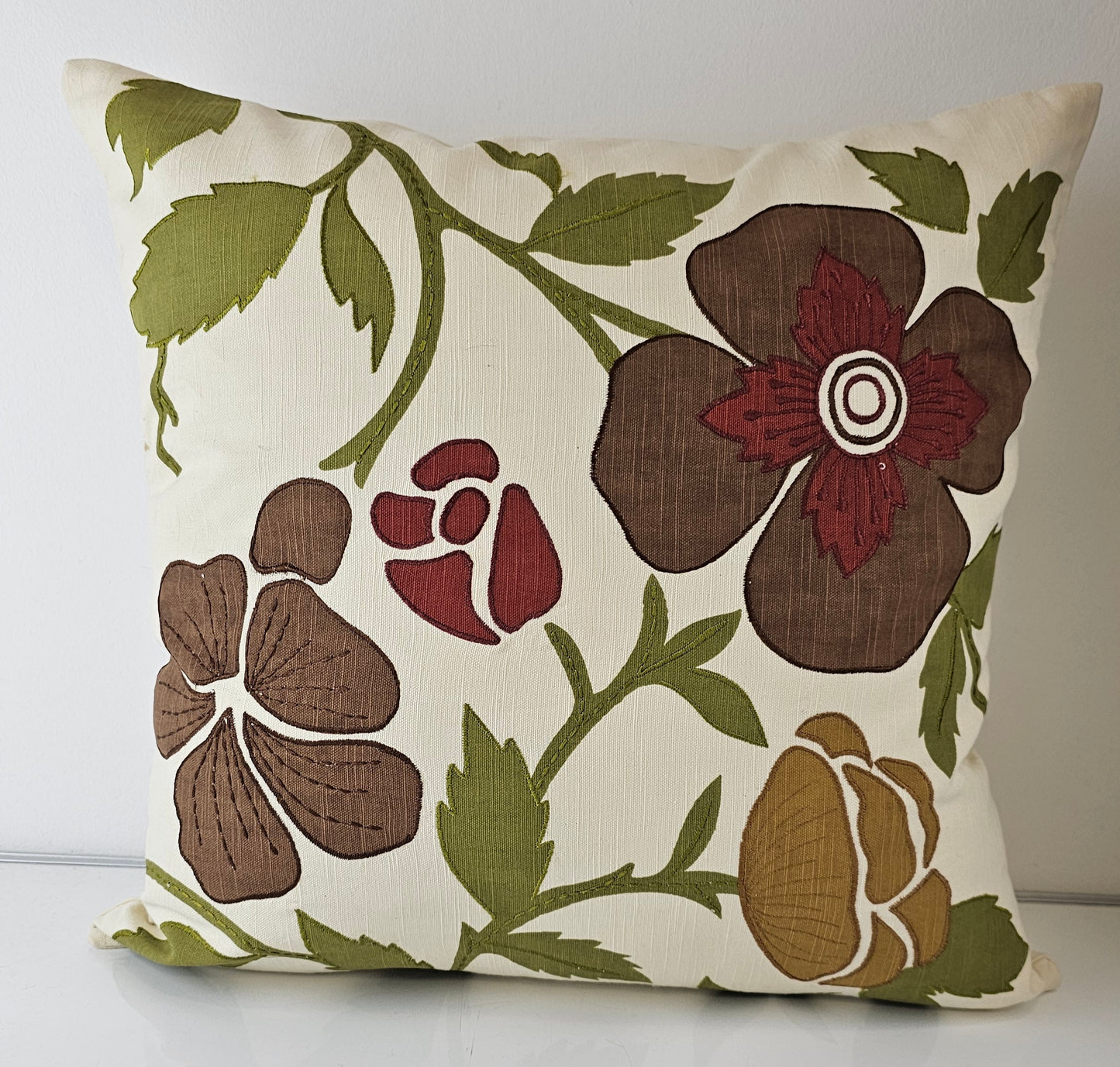 Braidy Cotton Throw Pillow Cover 20x20"