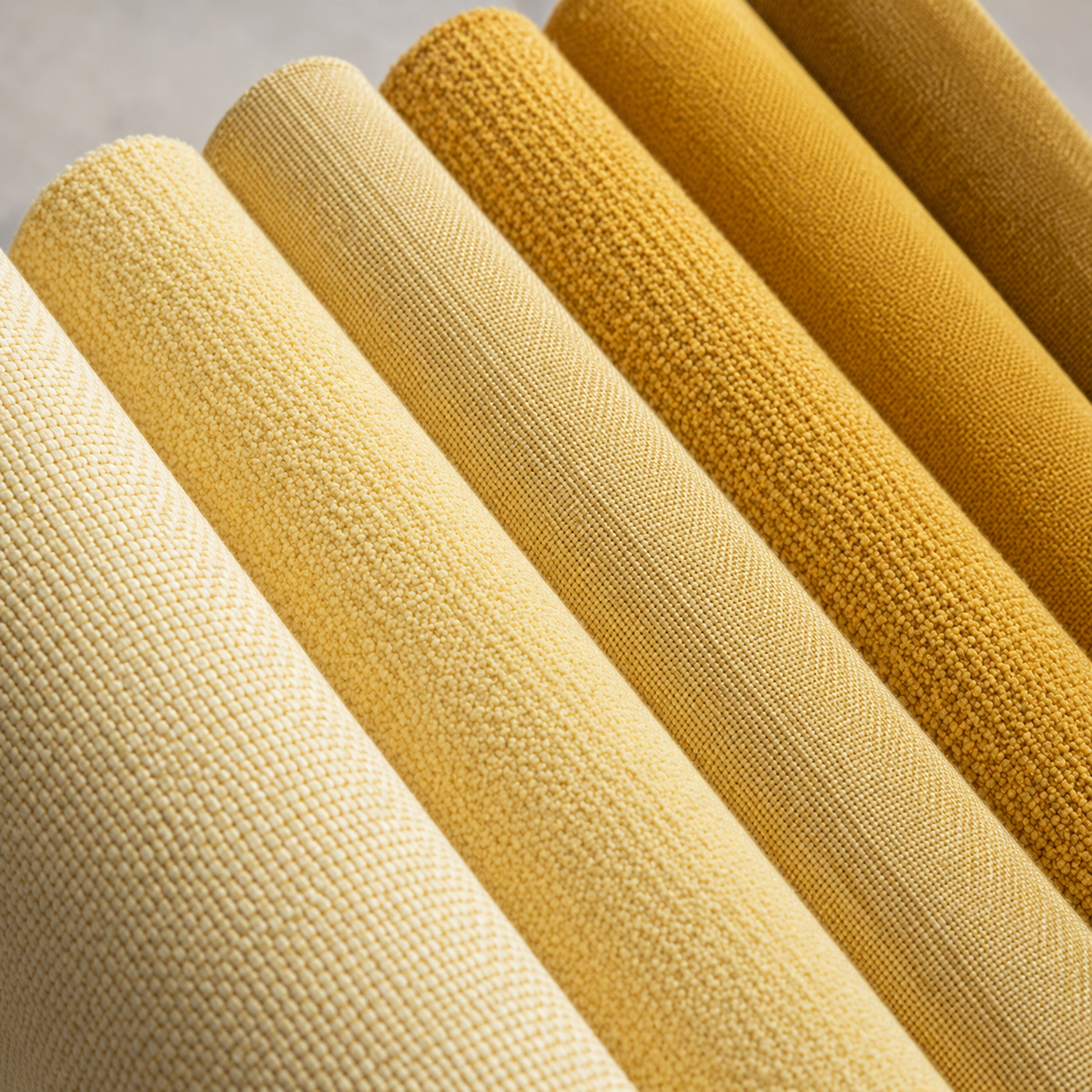 Yellow & Gold Upholstery Fabric by the Yard