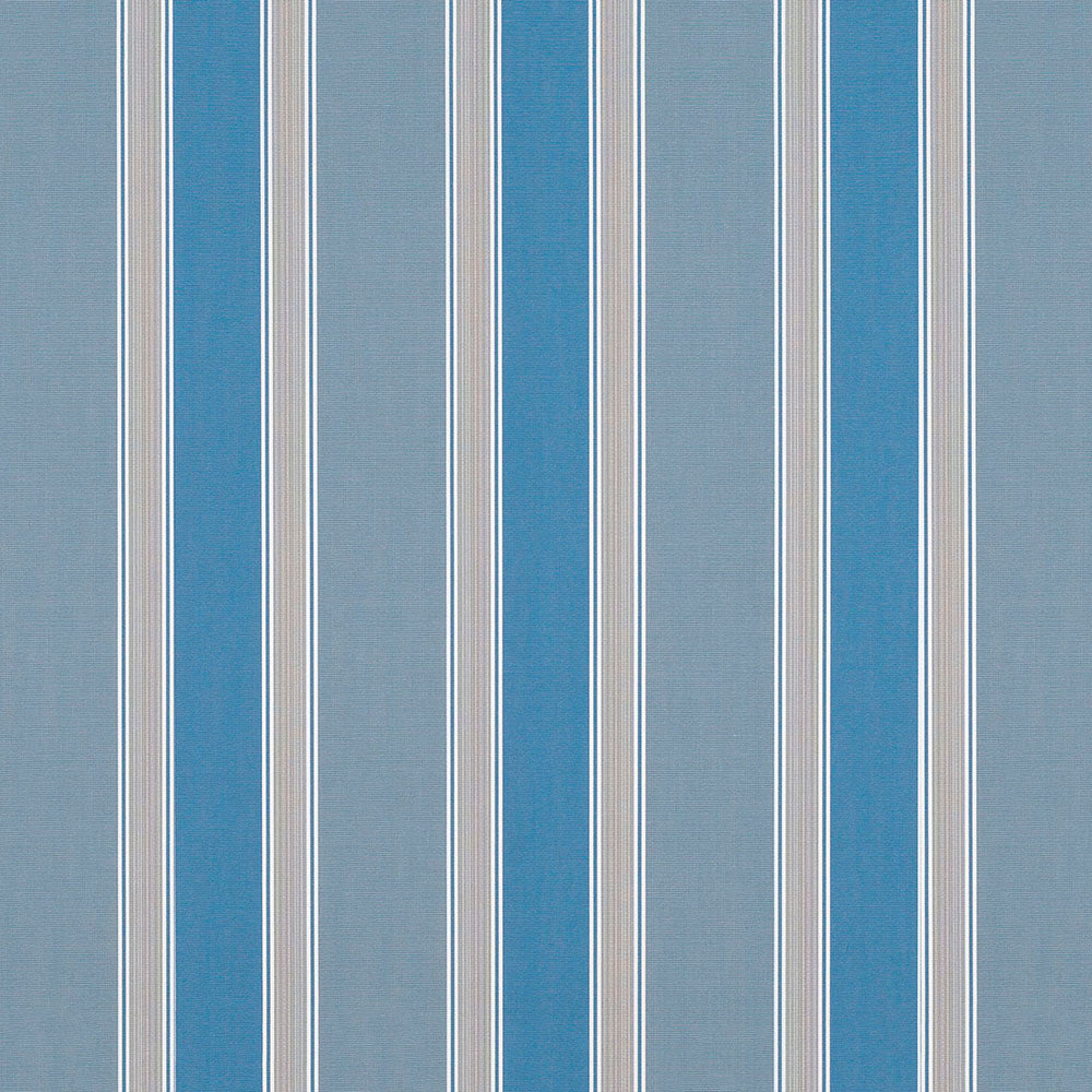 Sunbrella 46 Stripes Premium Baycrest Sky Fabric