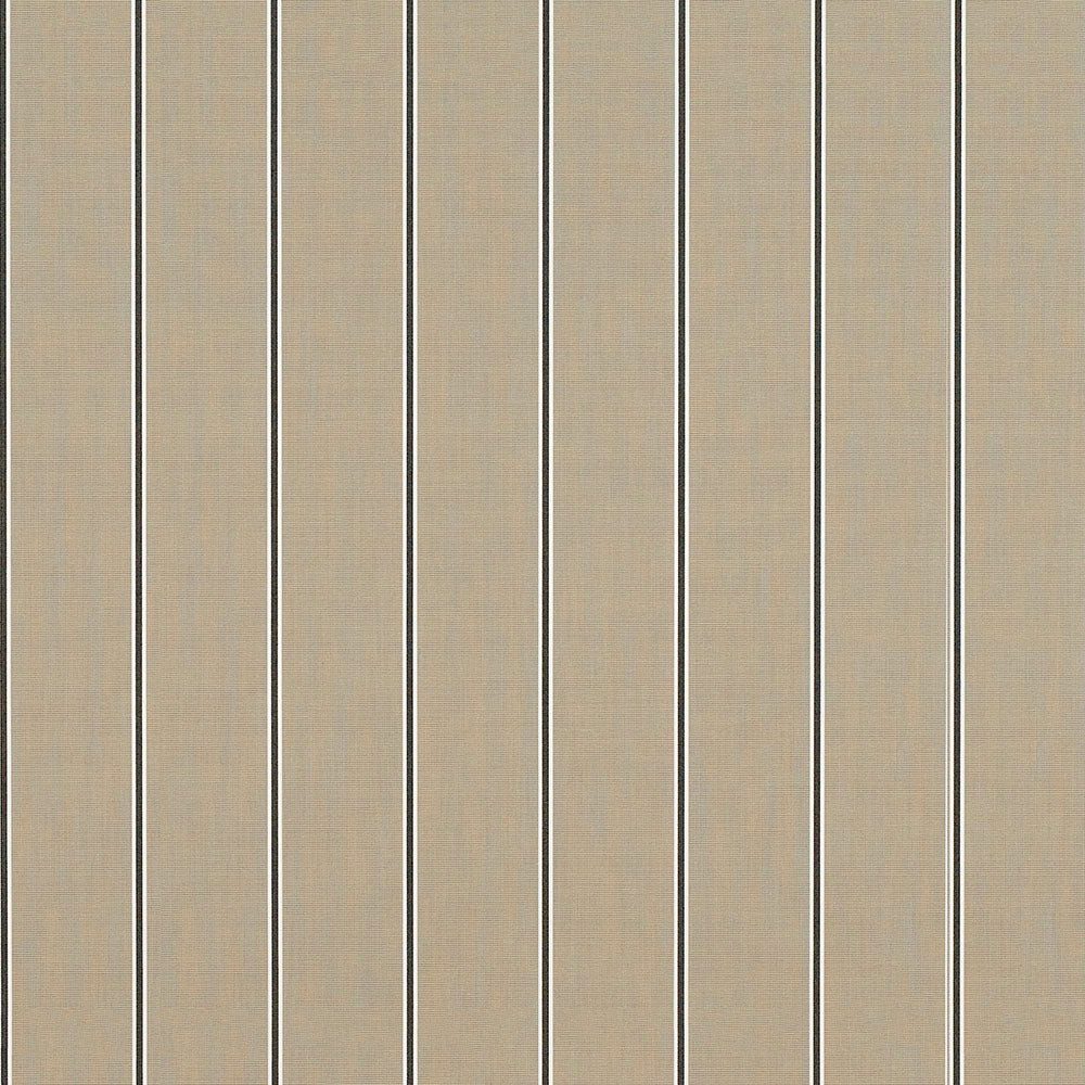 Sunbrella 46 Stripes Premium Putty Regimental Fabric