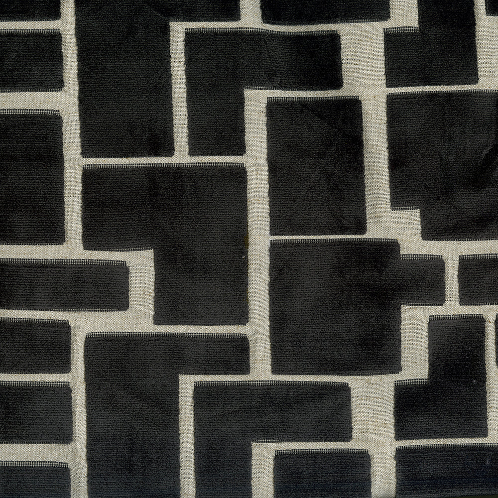 Radiate Charcoal Fabric