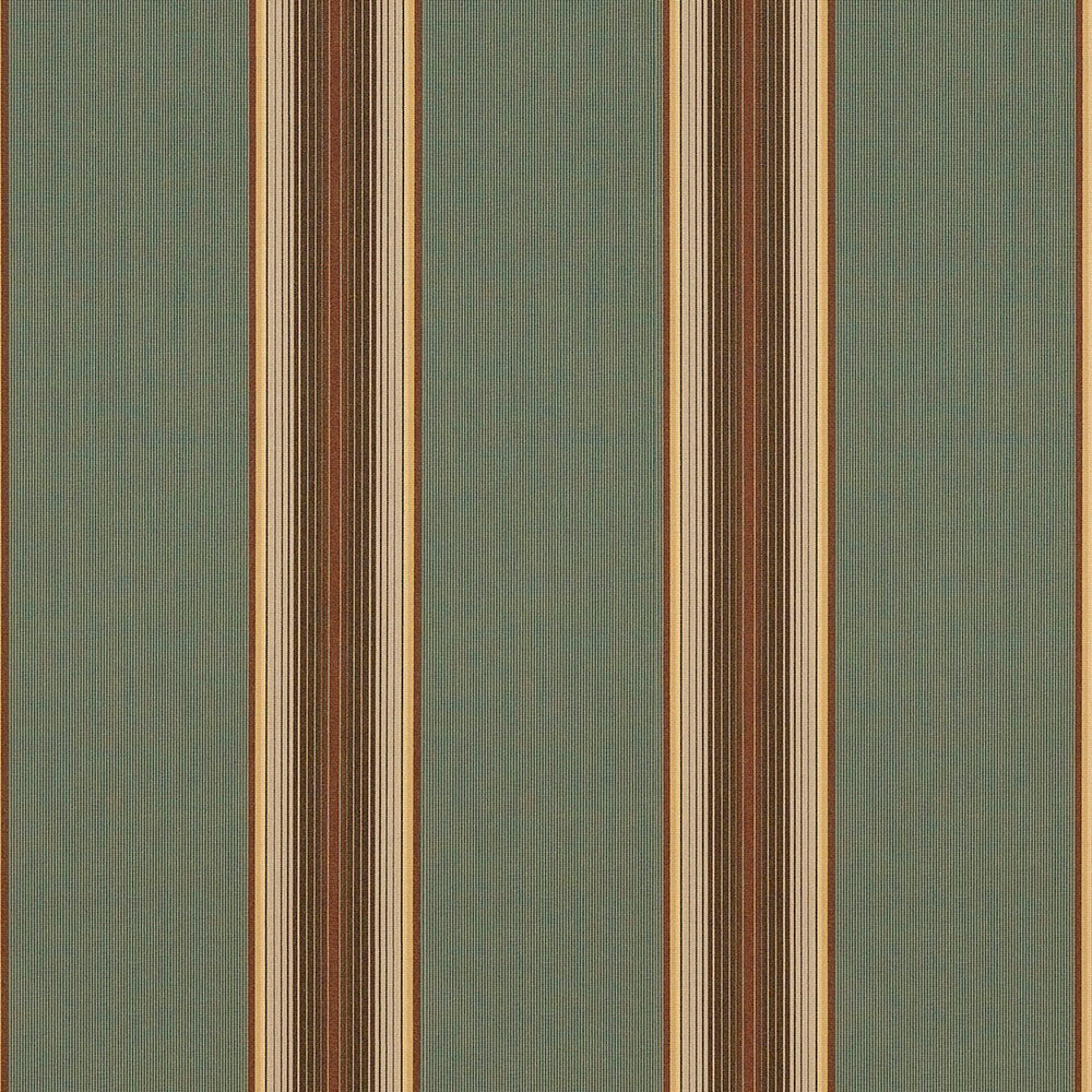 Sunbrella 46 Stripes Premium Forest Vintage Bar Fabric