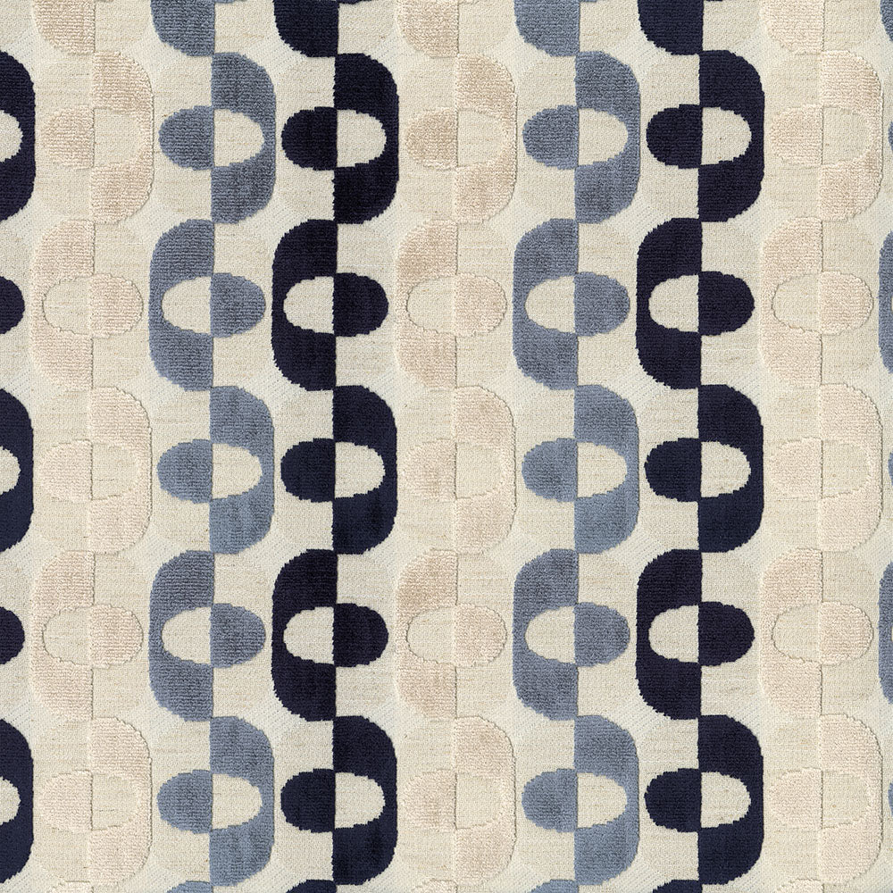Papyrus True Blue Fabric
