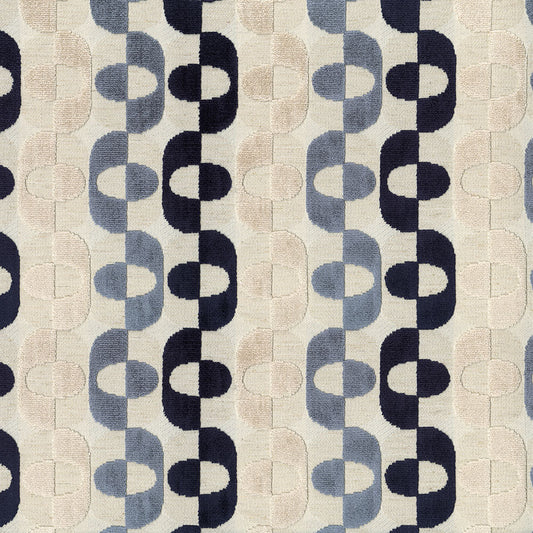 Papyrus True Blue Fabric
