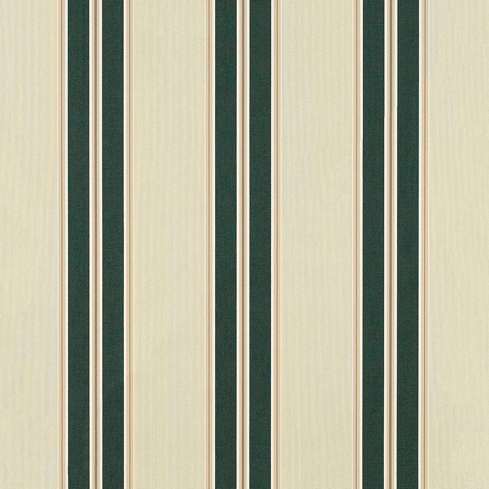 Sunbrella 46 Stripes Premium Black Forest Fancy Fabric