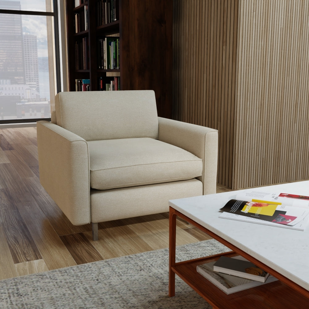 Carter Limestone Fabric lifestyle