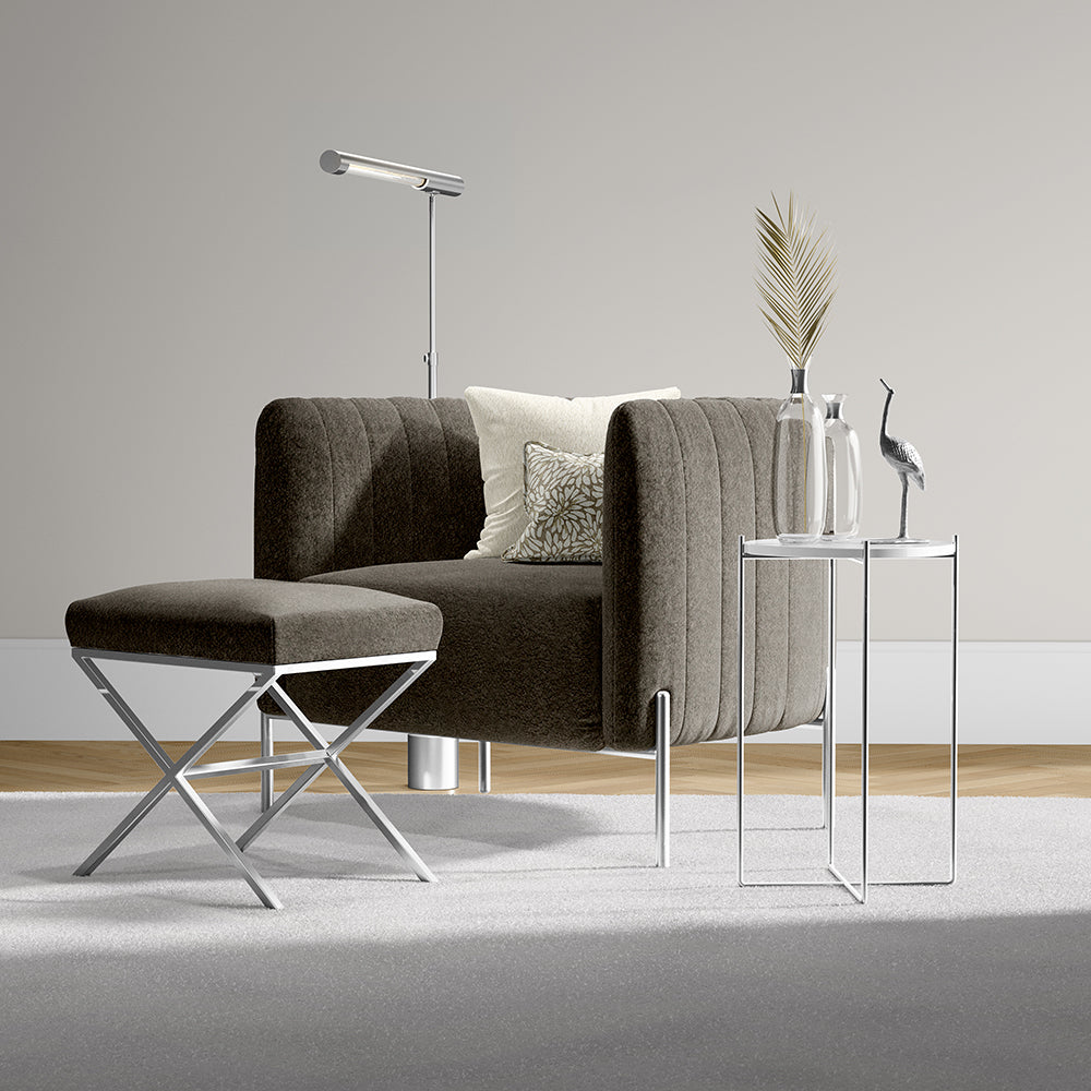 Merriment Peat Fabric lifestyle