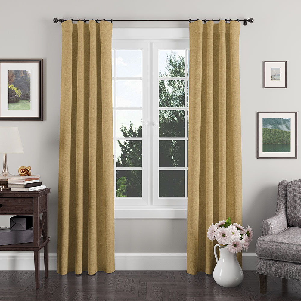 Path Old Gold Fabric lifestyle