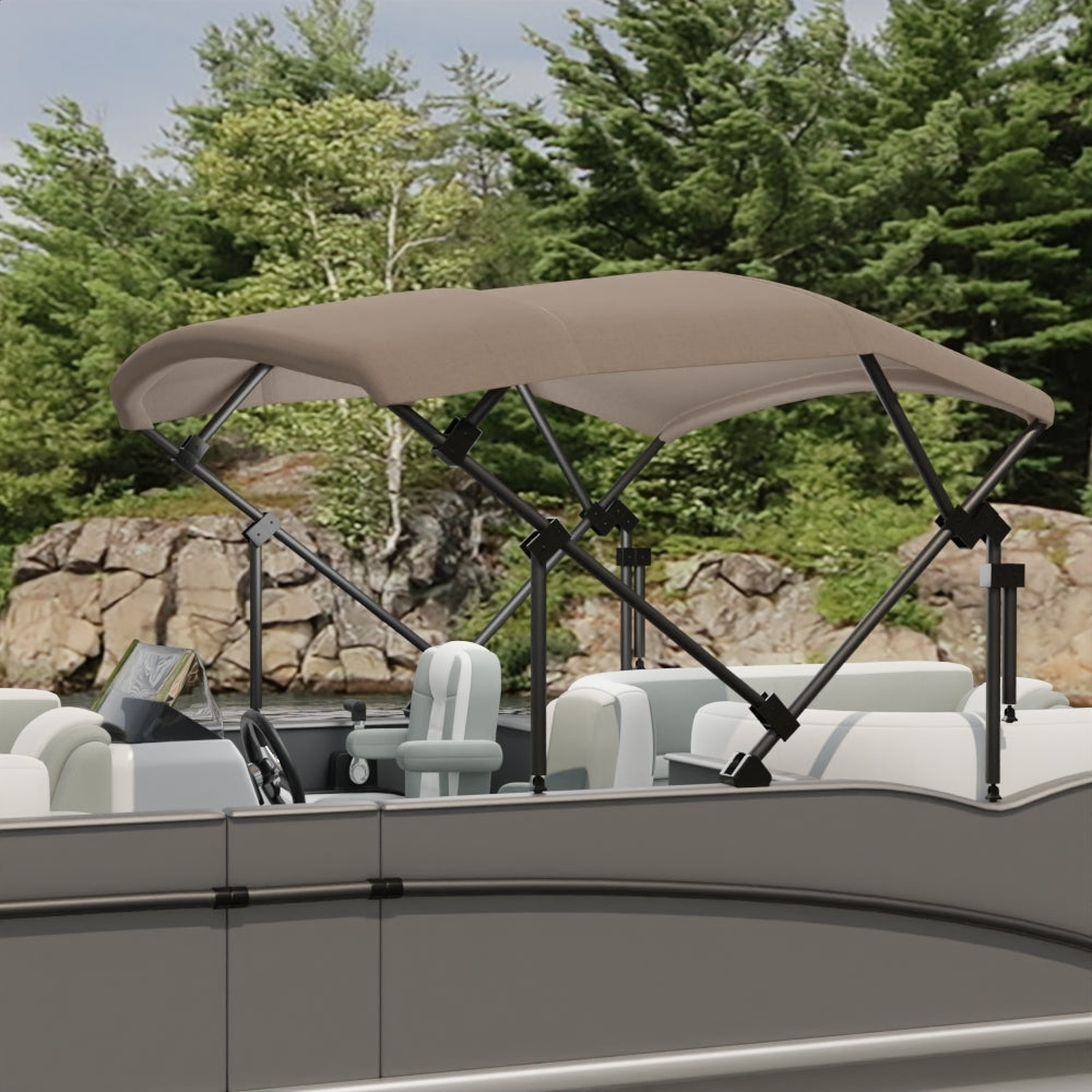 Sunbrella SeaMark 60 Linen Tweed Fabric lifestyle