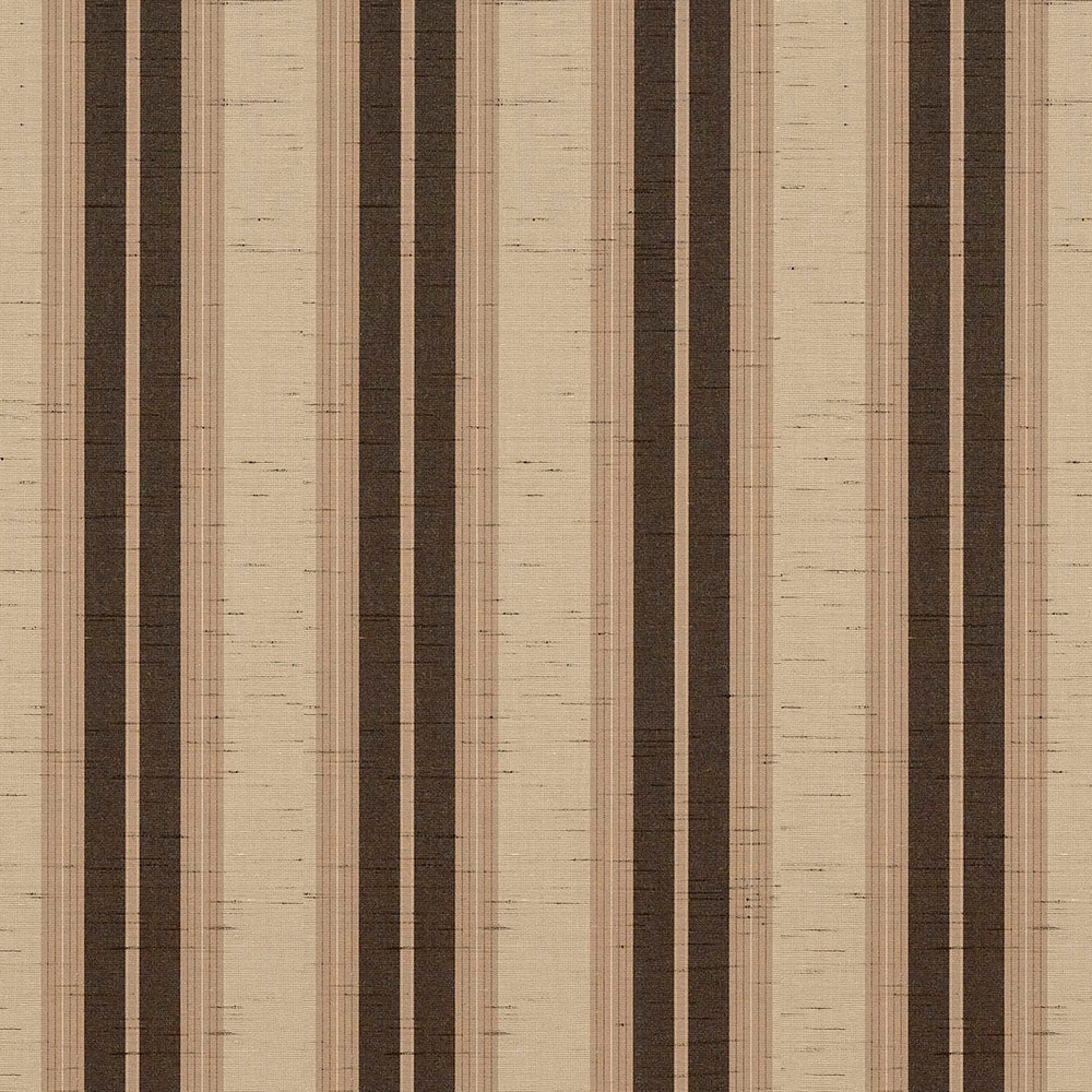 Sunbrella 46 Stripes Premium Chocolate Chip Fancy Fabric