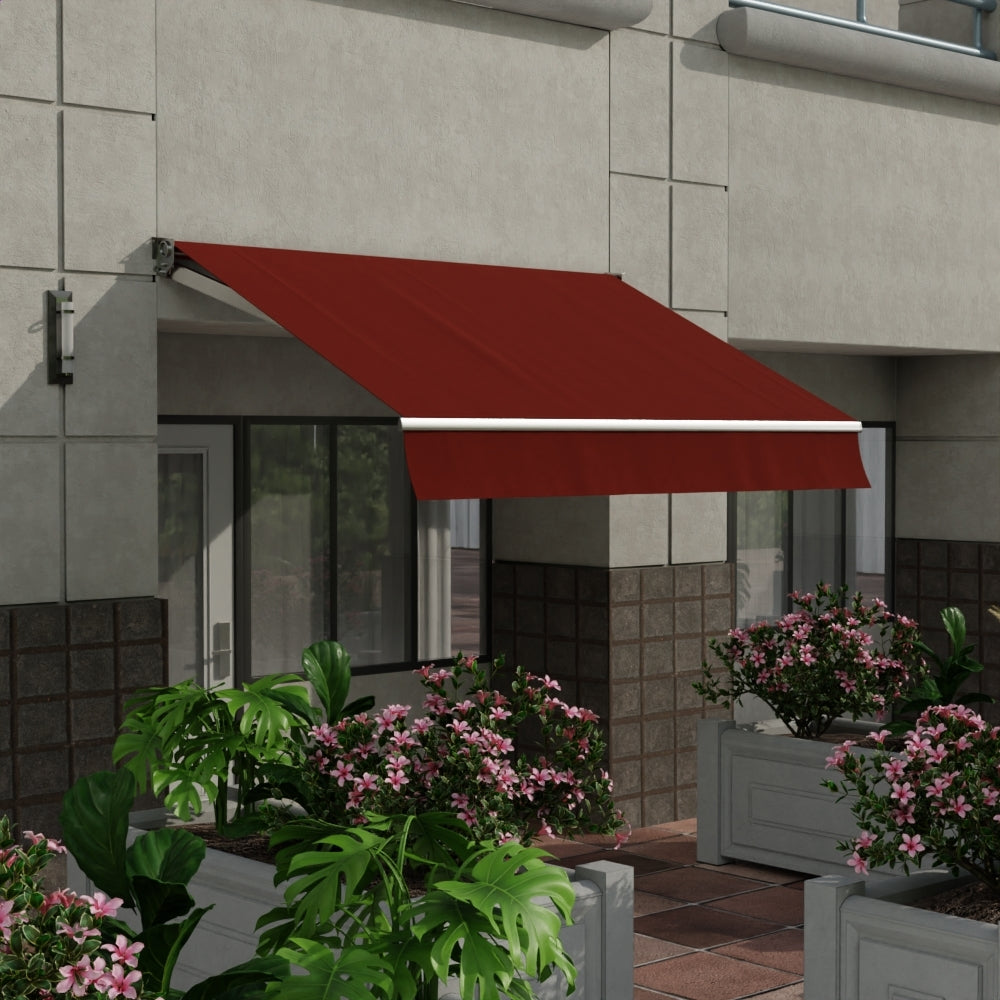 Sunbrella 60 Custom Standard Terracotta Fabric lifestyle
