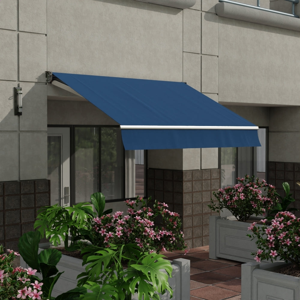Sunbrella 60 Custom Standard Sky Blue Fabric lifestyle