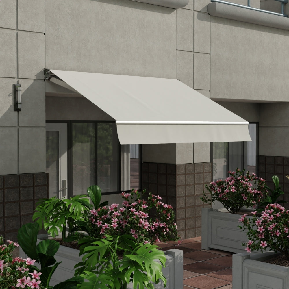 Sunbrella 60 Solid Standard White Fabric lifestyle