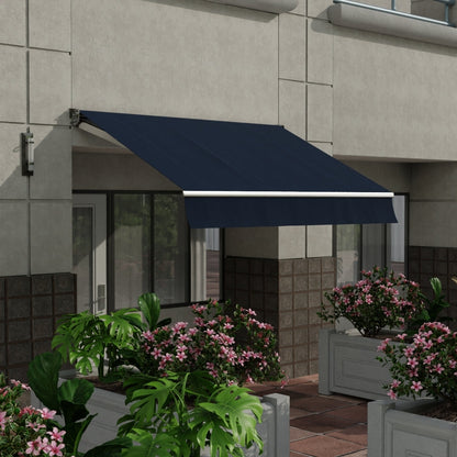 Sunbrella 60 Custom Standard Sapphire Blue Fabric lifestyle
