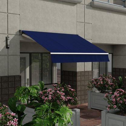 Sunbrella 60 Solid Standard Mediterranean Blue Fabric lifestyle
