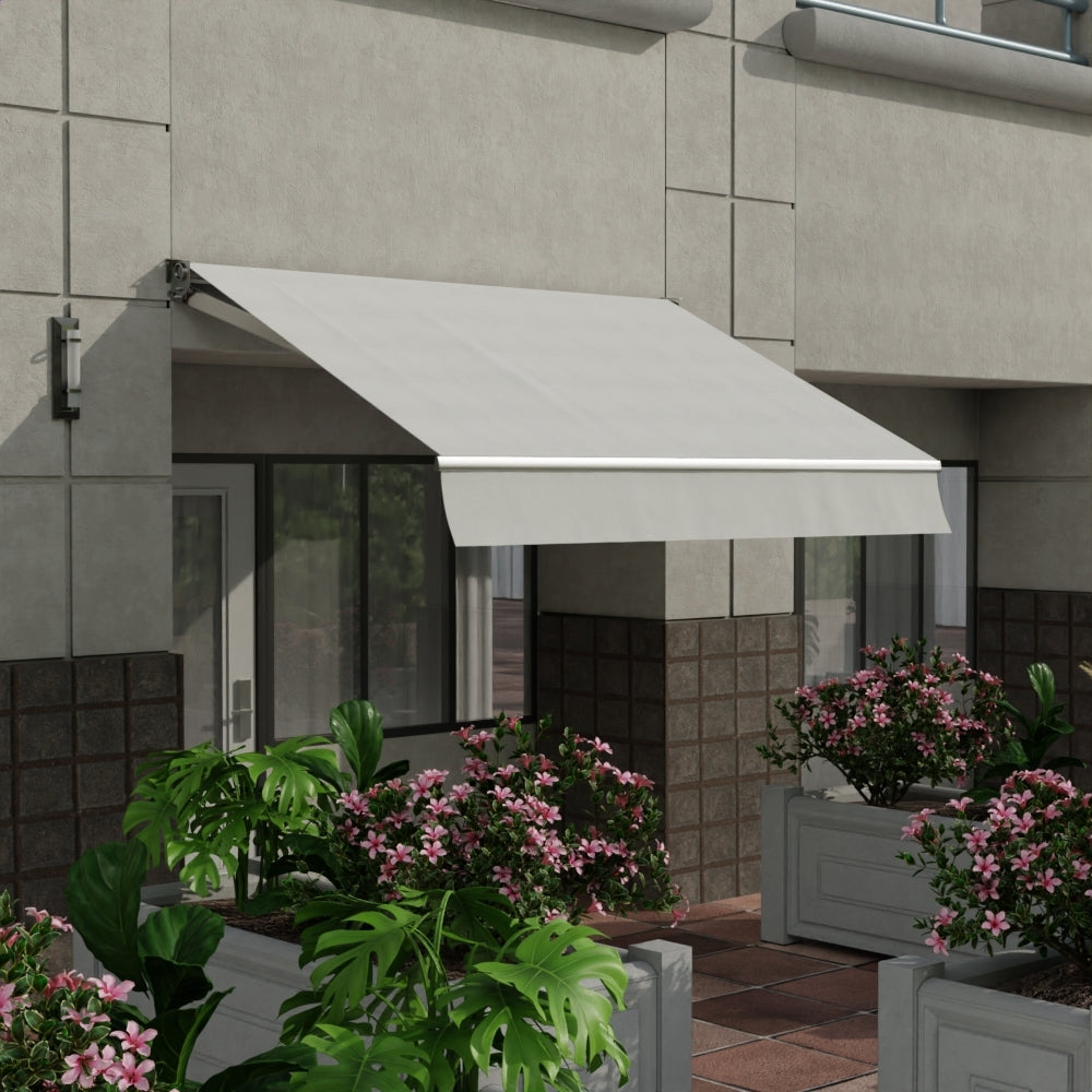 Sunbrella 60 Solid Standard Cloud Fabric lifestyle