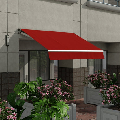 Sunbrella 60 Premium Logo Red Fabric lifestyle