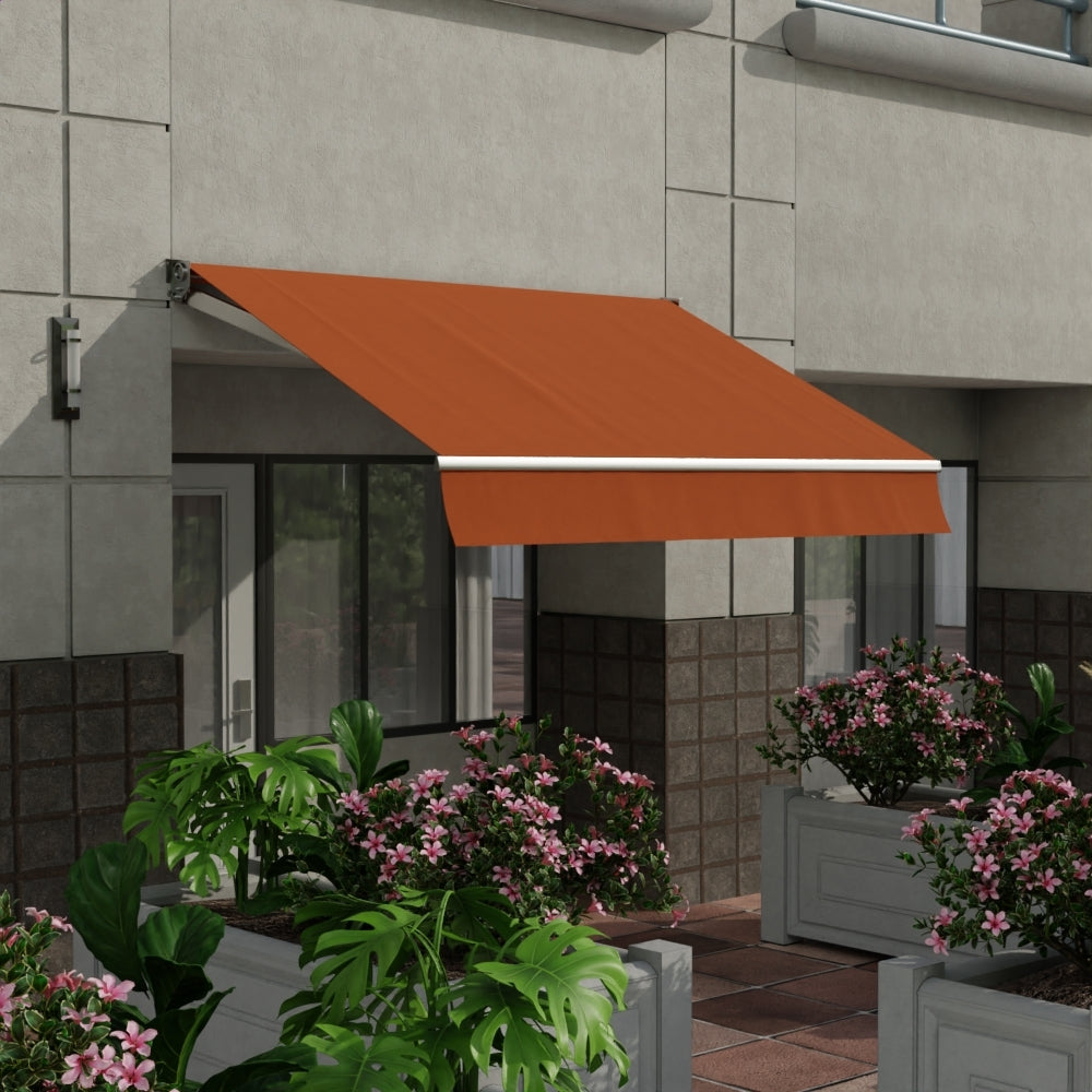 Sunbrella 60 Premium Rust Fabric lifestyle