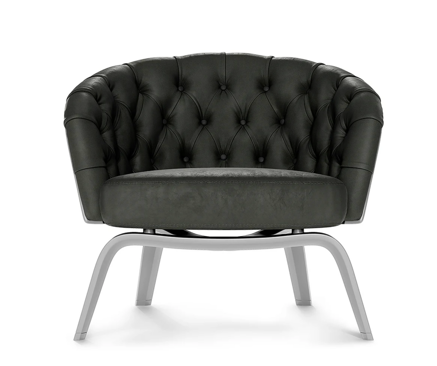 Challenger Charcoal Vinyl Fabric