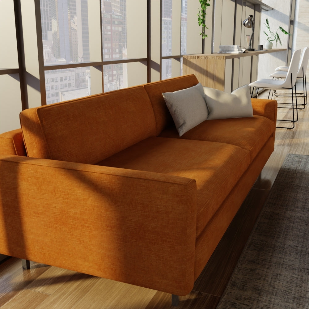 Riker Copper Fabric lifestyle