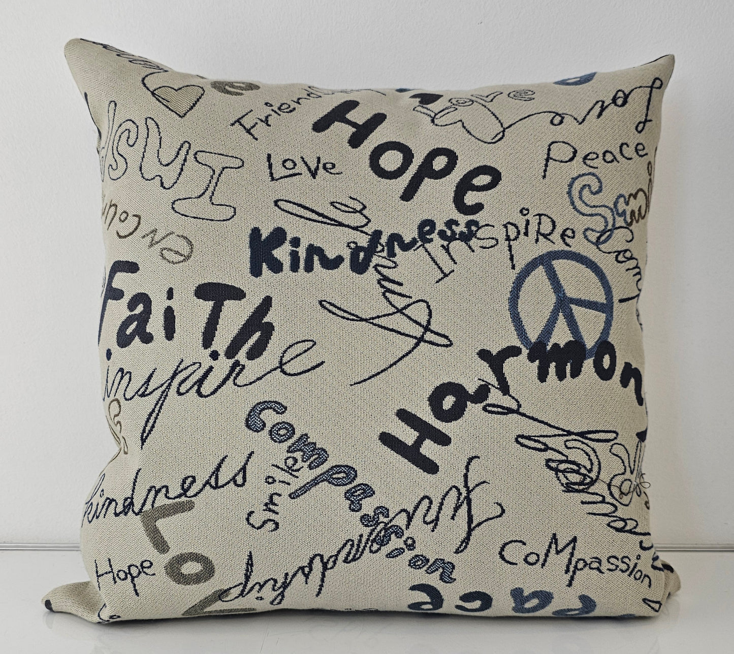Impression Throw Pillow Cover 17x17"