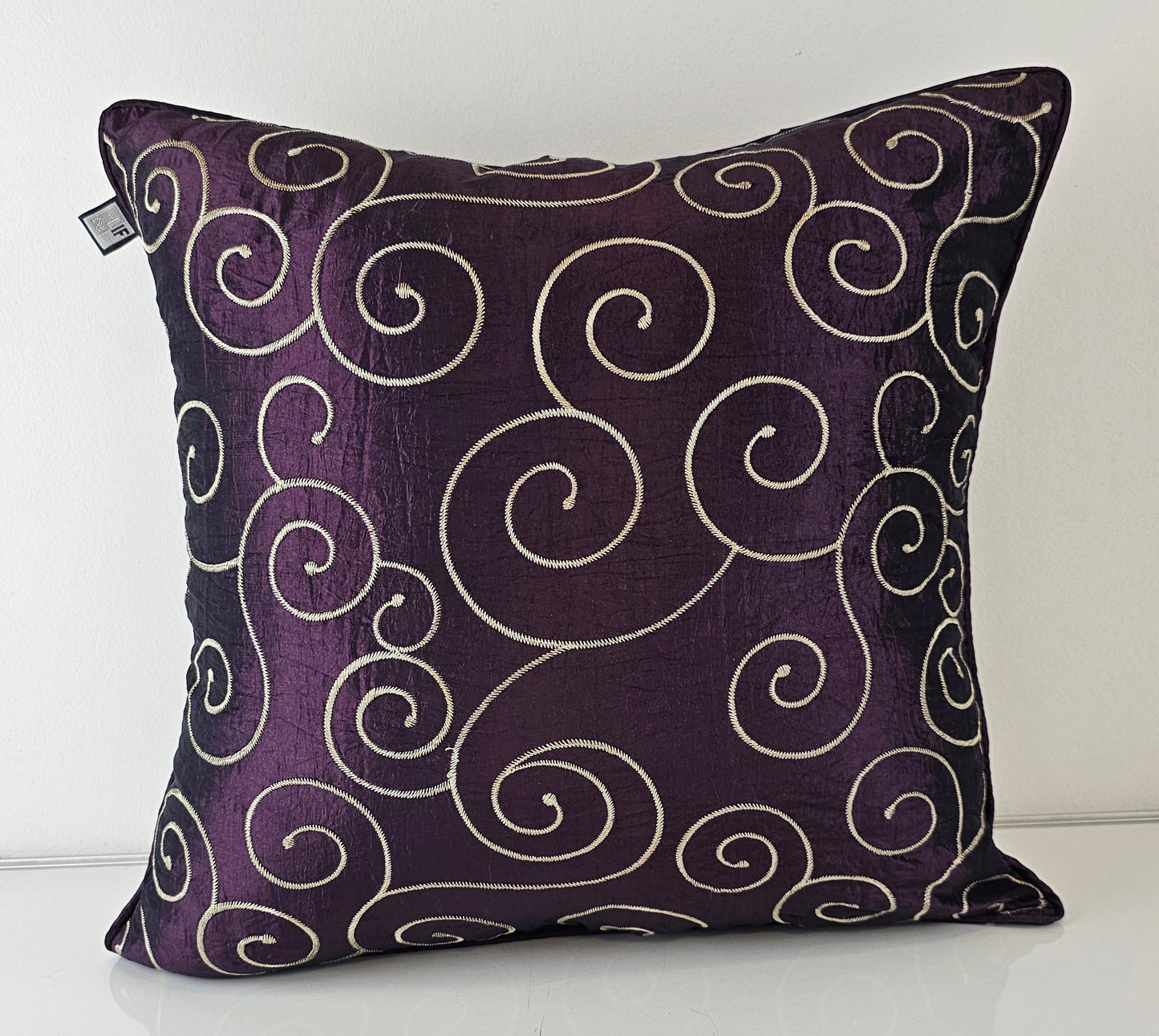 Florence Purple Pillow Cover 18x18"