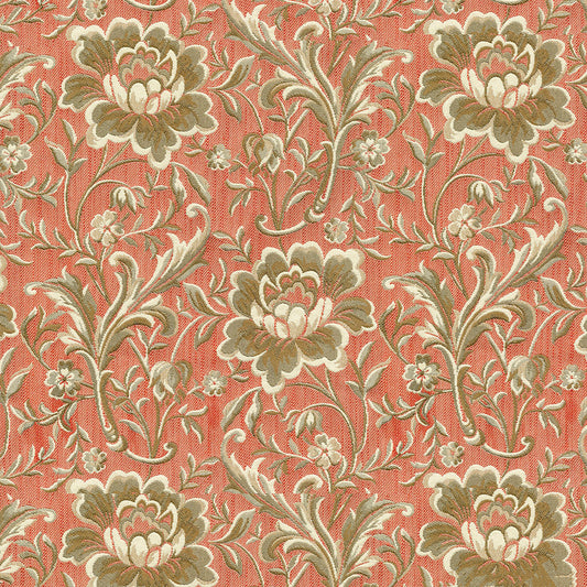 Dynasty Coral Fabric