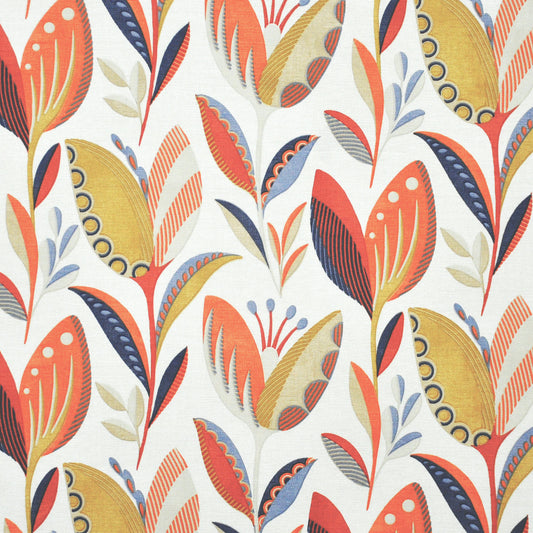 Crocus Strelitizia Fabric