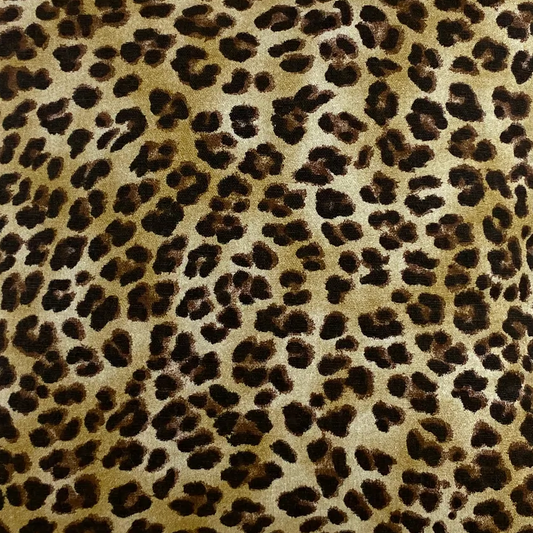 Amazon Leopard Sand Fabric