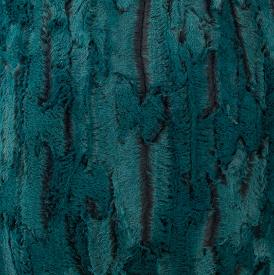 Forest Fox Mallard Faux Fur Fabric