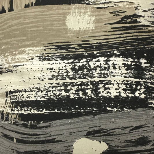 Sedge Abstract Charcoal Fabric